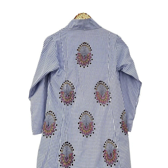 Cotton Hand Block Print Floral Dress - Picture 12 of 13